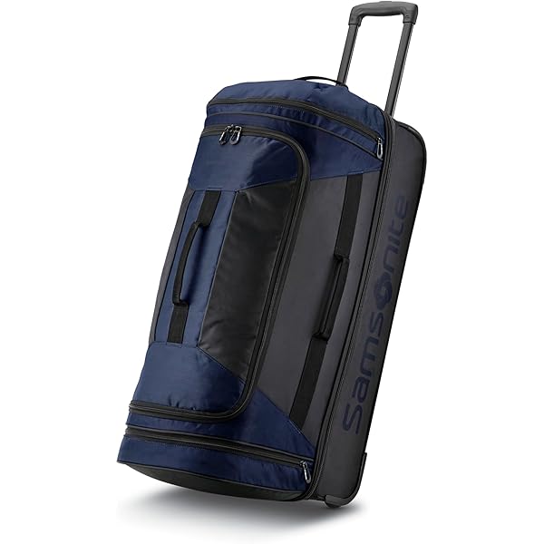 Samsonite Luggage Ripstop Wheeled Duffel, Blue, 26 Inch : Amazon